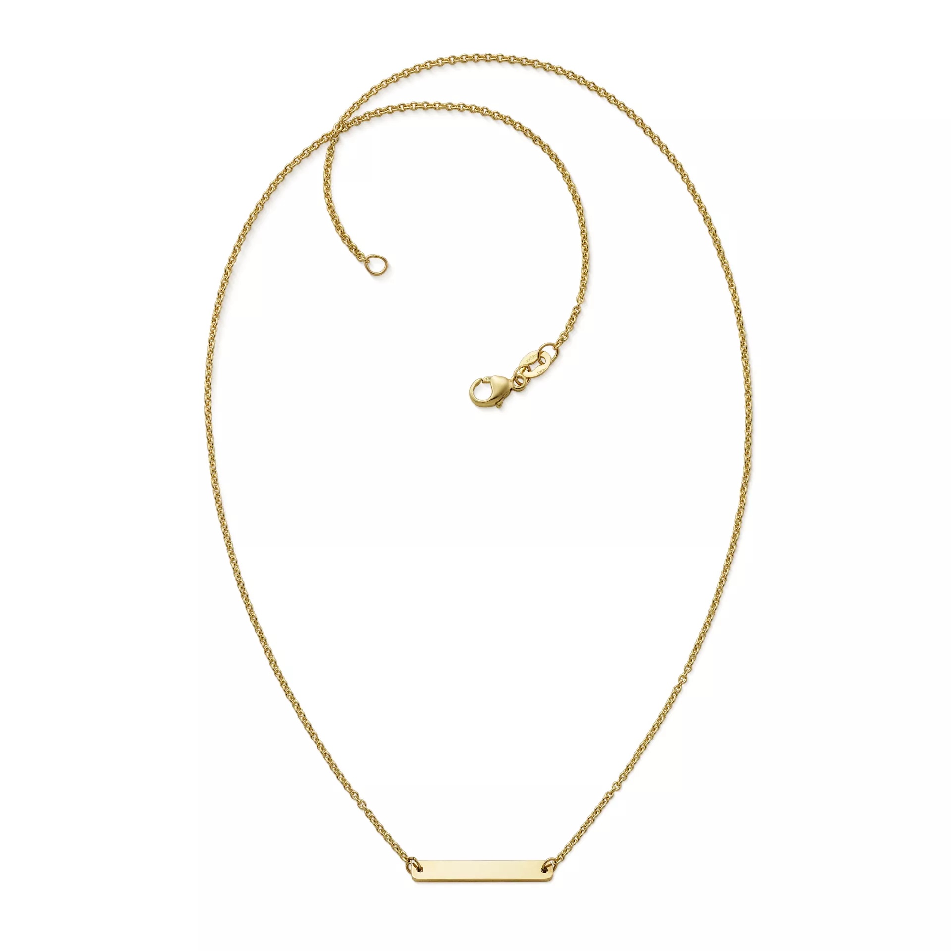 Petite Engravable Horizon Necklace - Image 2