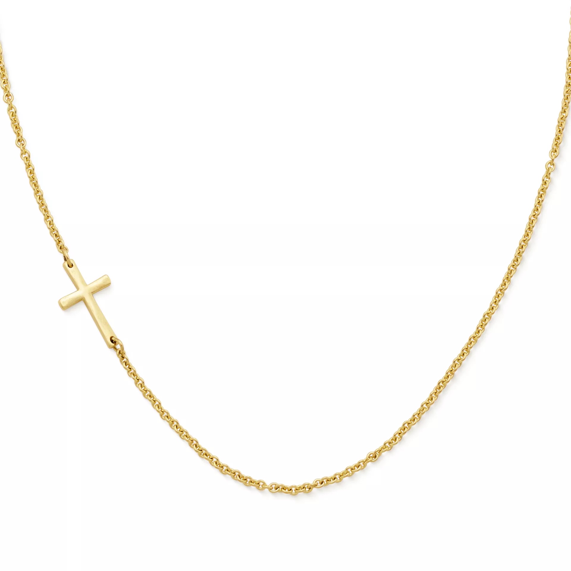 Horizon Cross Necklace
