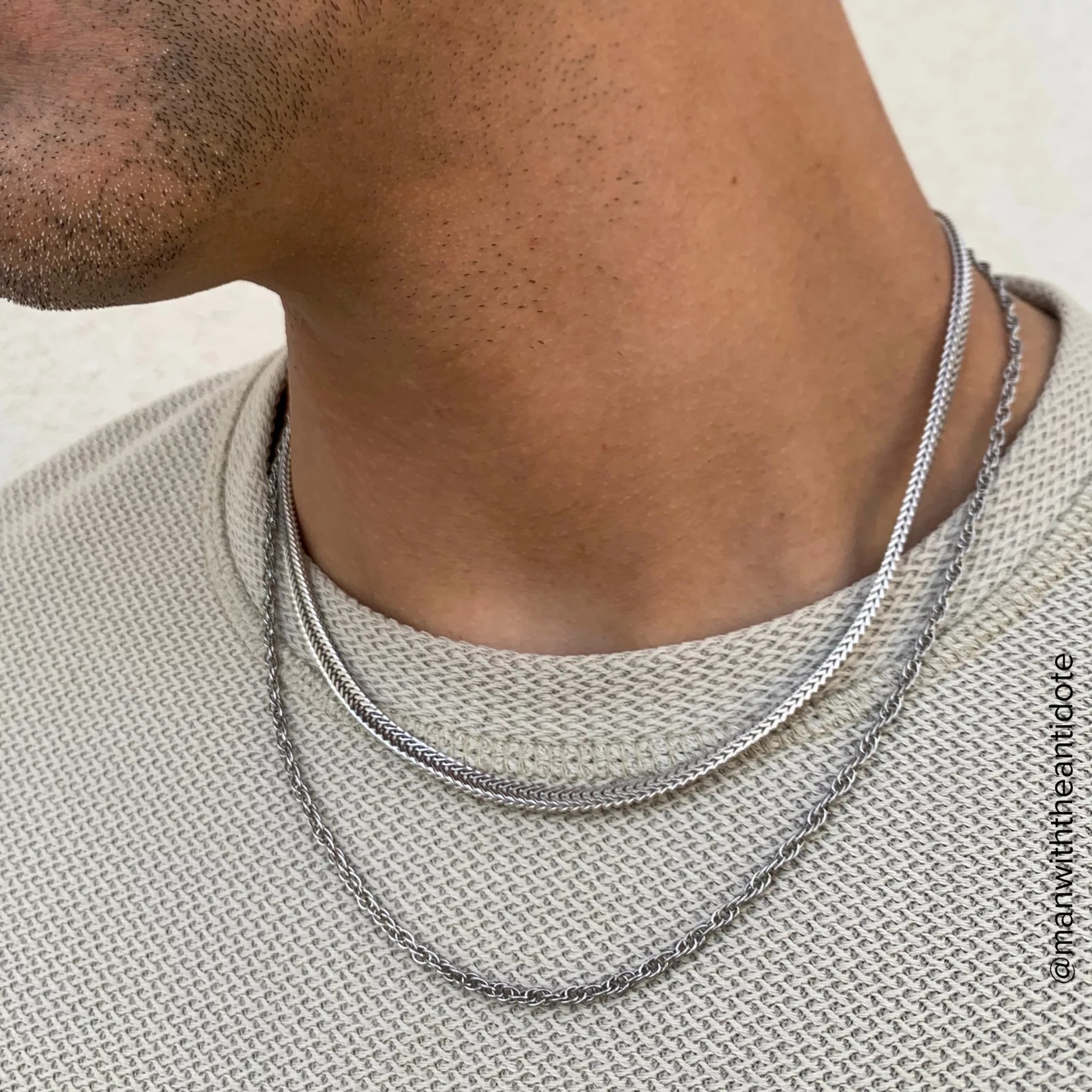 Rectangle Foxtail Necklace - Image 5