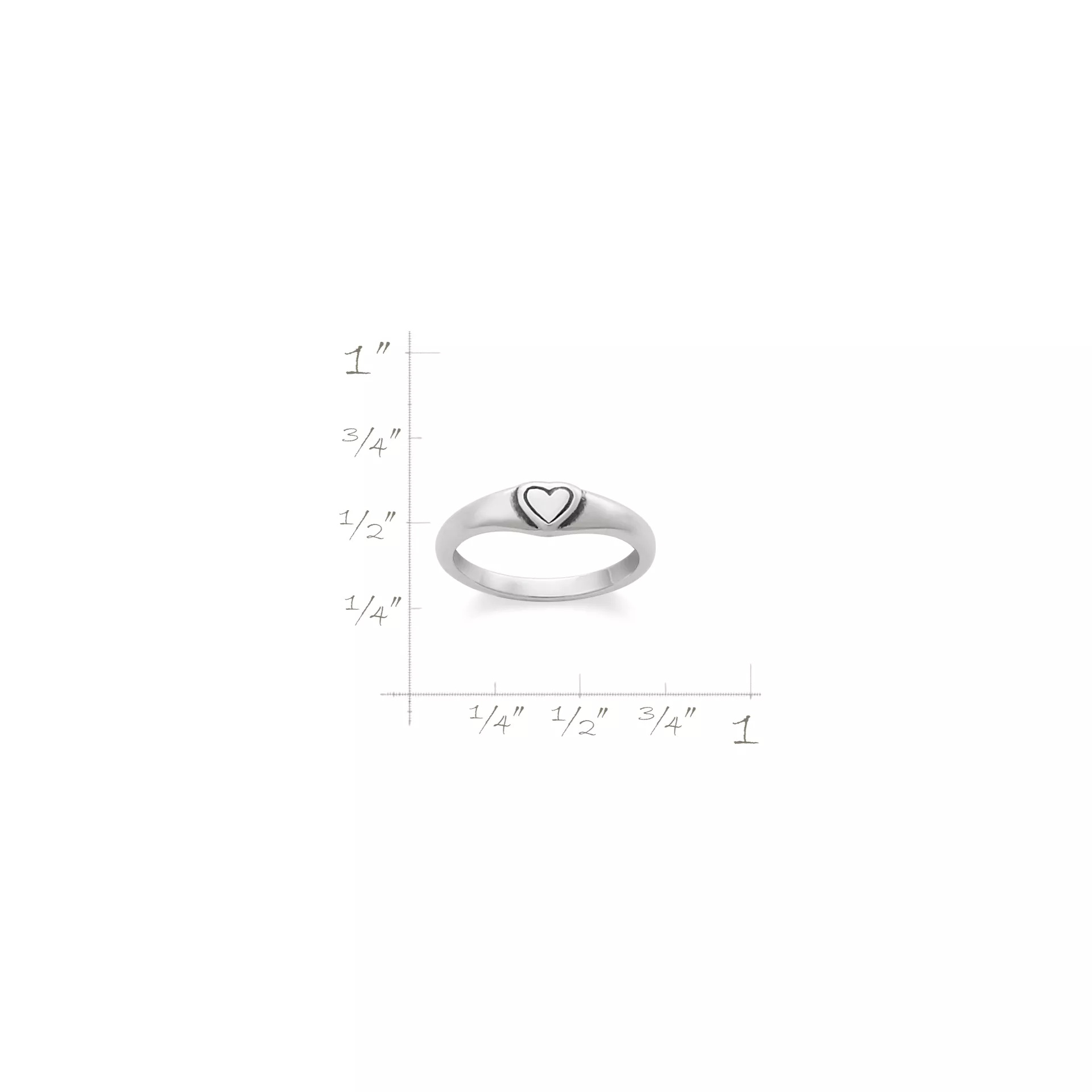 Child's Cherished Heart Ring - Image 2