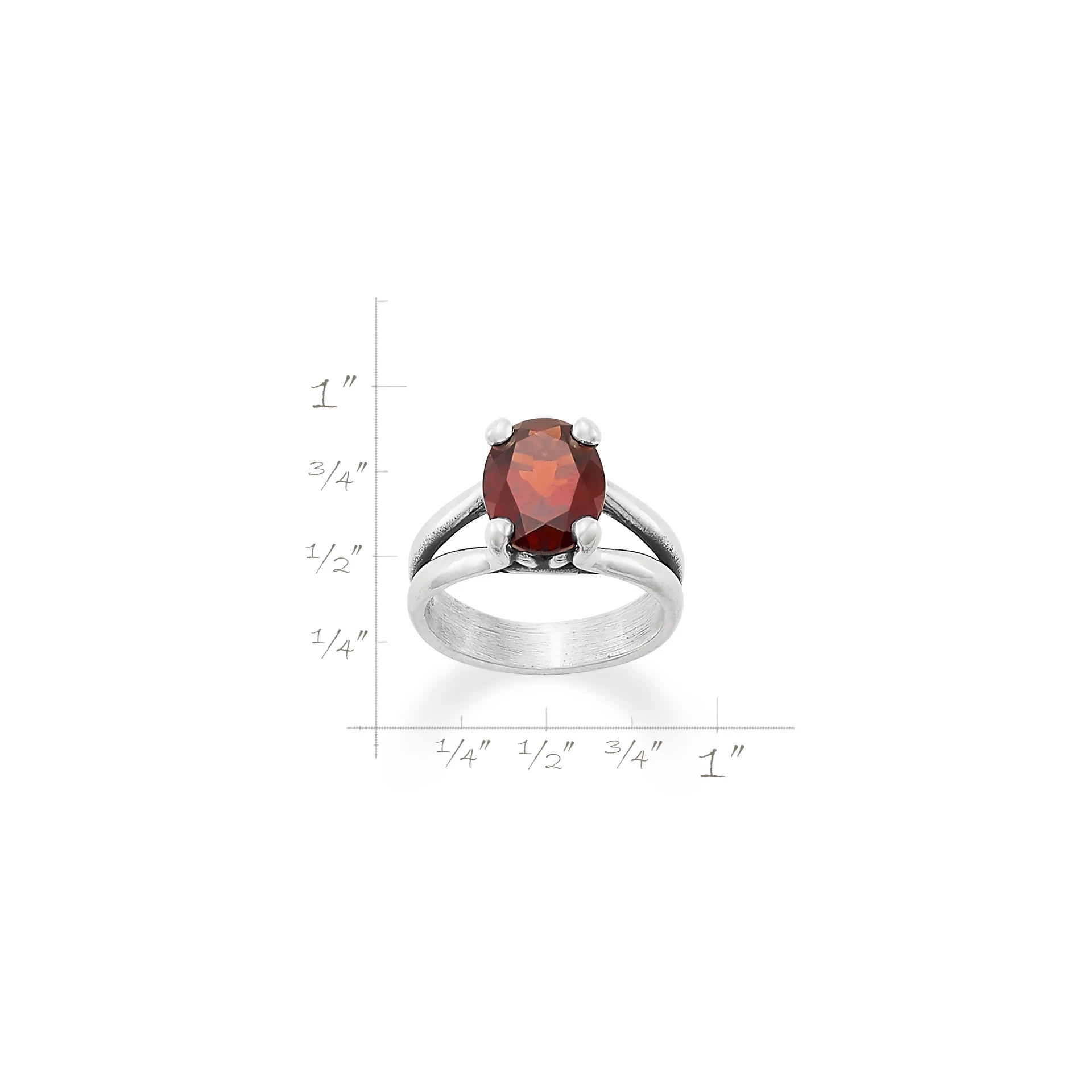 Oval Gemstone Ring - Image 7