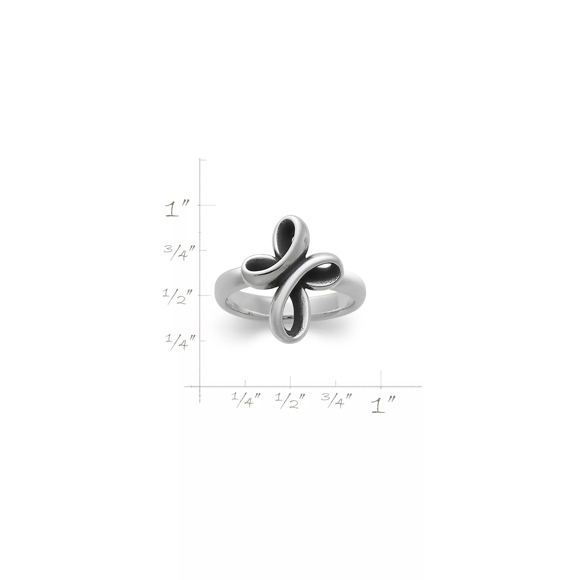 Eternal Ribbon Cross Ring - Image 2