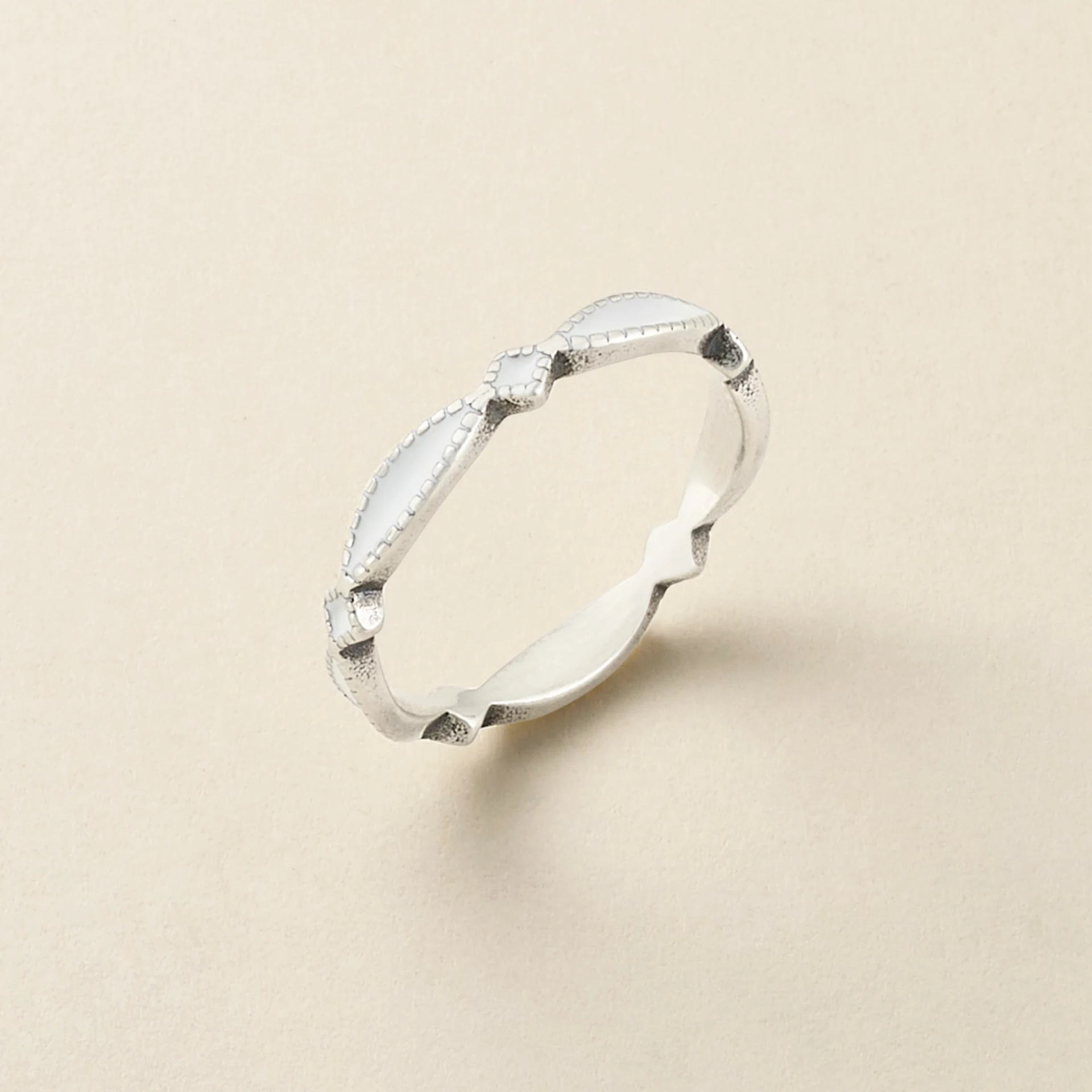 Enamel Cordoba Stacker Ring - Image 2