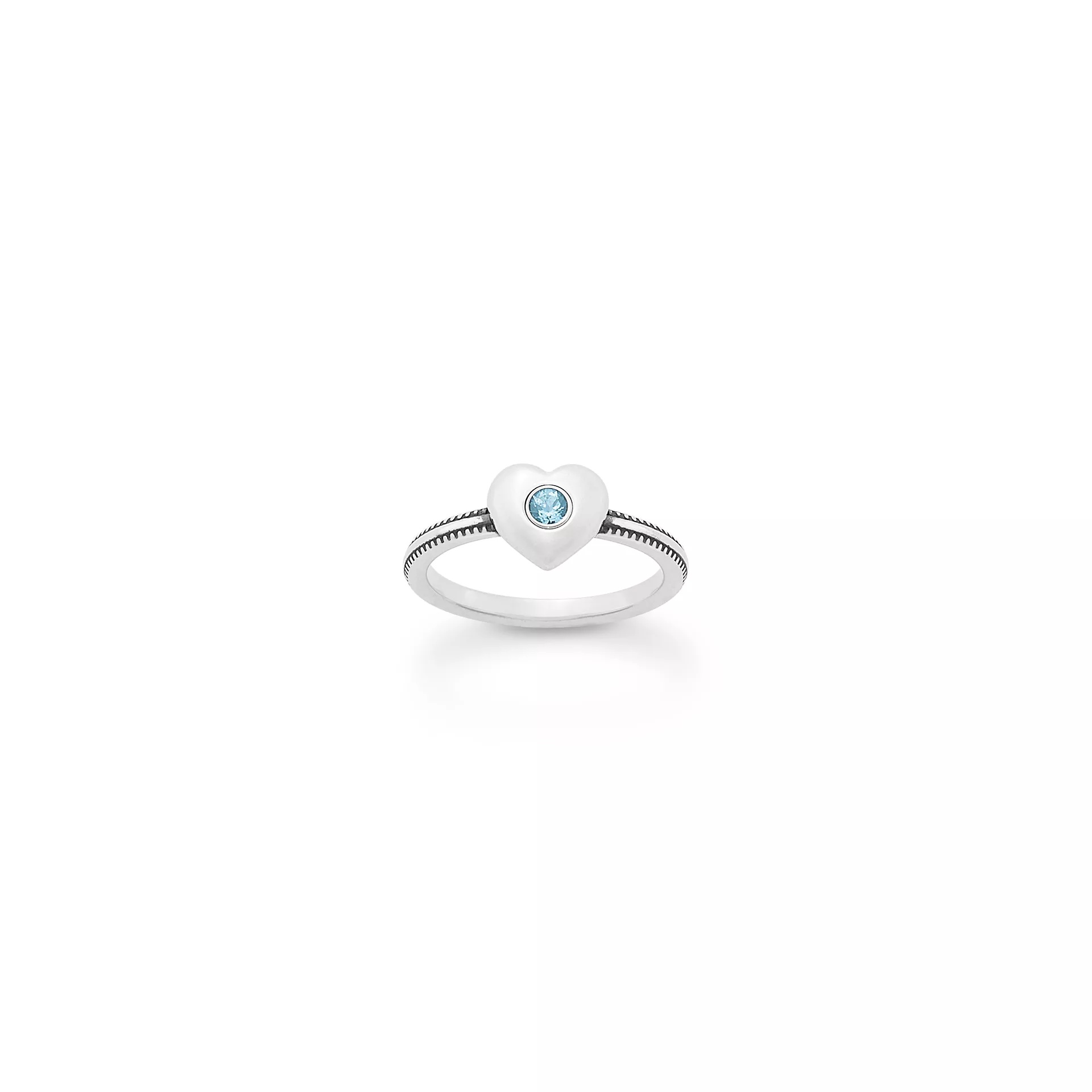 Keepsake Heart Birthstone Ring