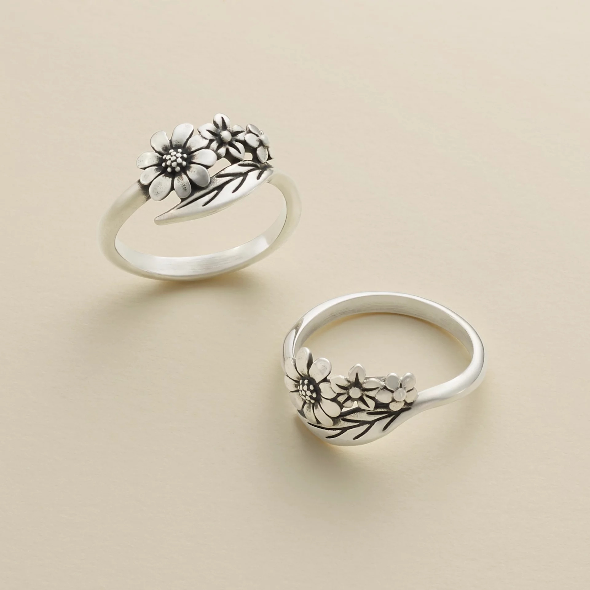Floral Wrap Ring - Image 2
