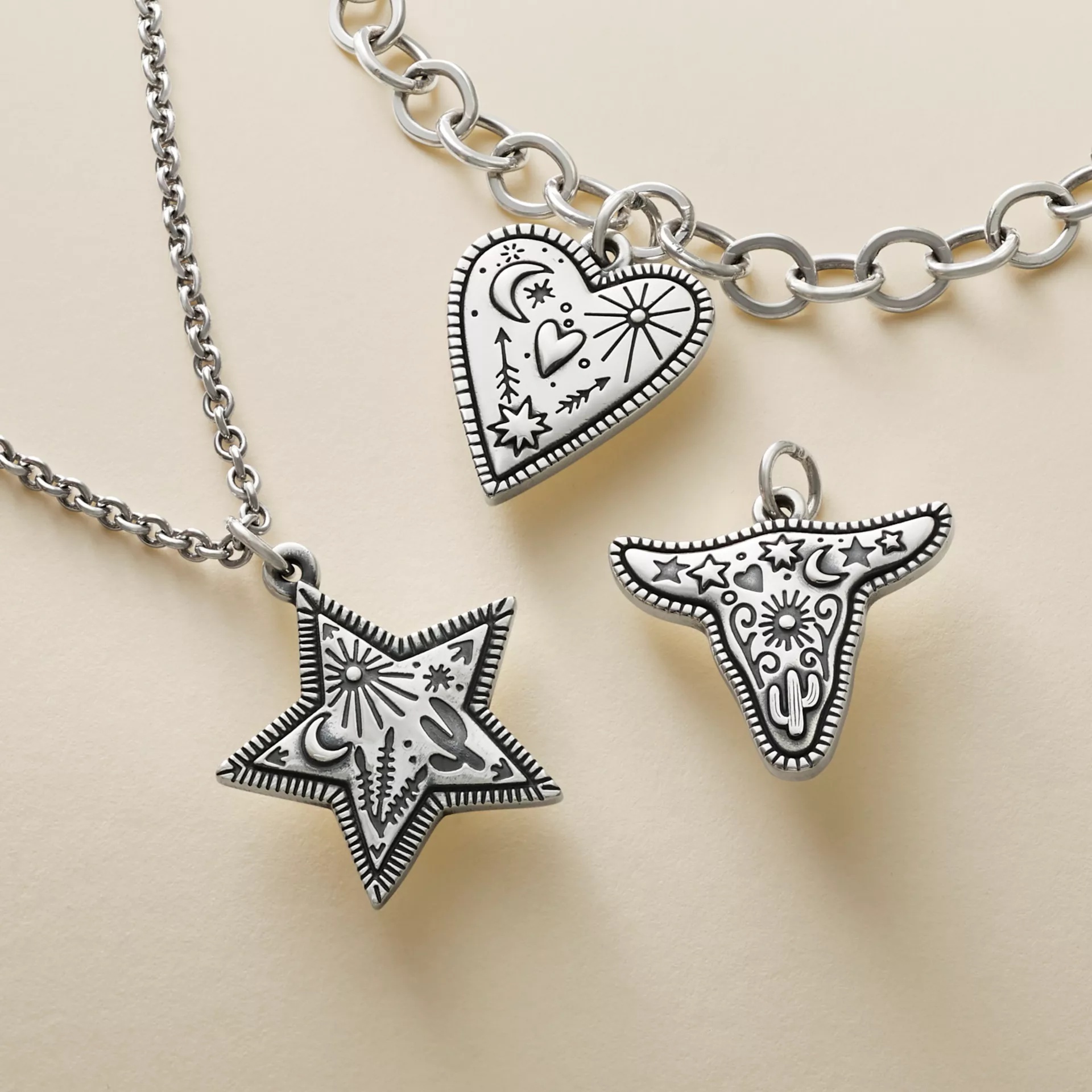 Western Sky Steer Charm - Image 3